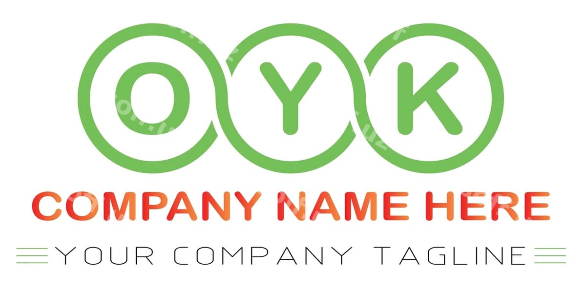 Oyk harf logotipi dizayni | Oyk letter logo design