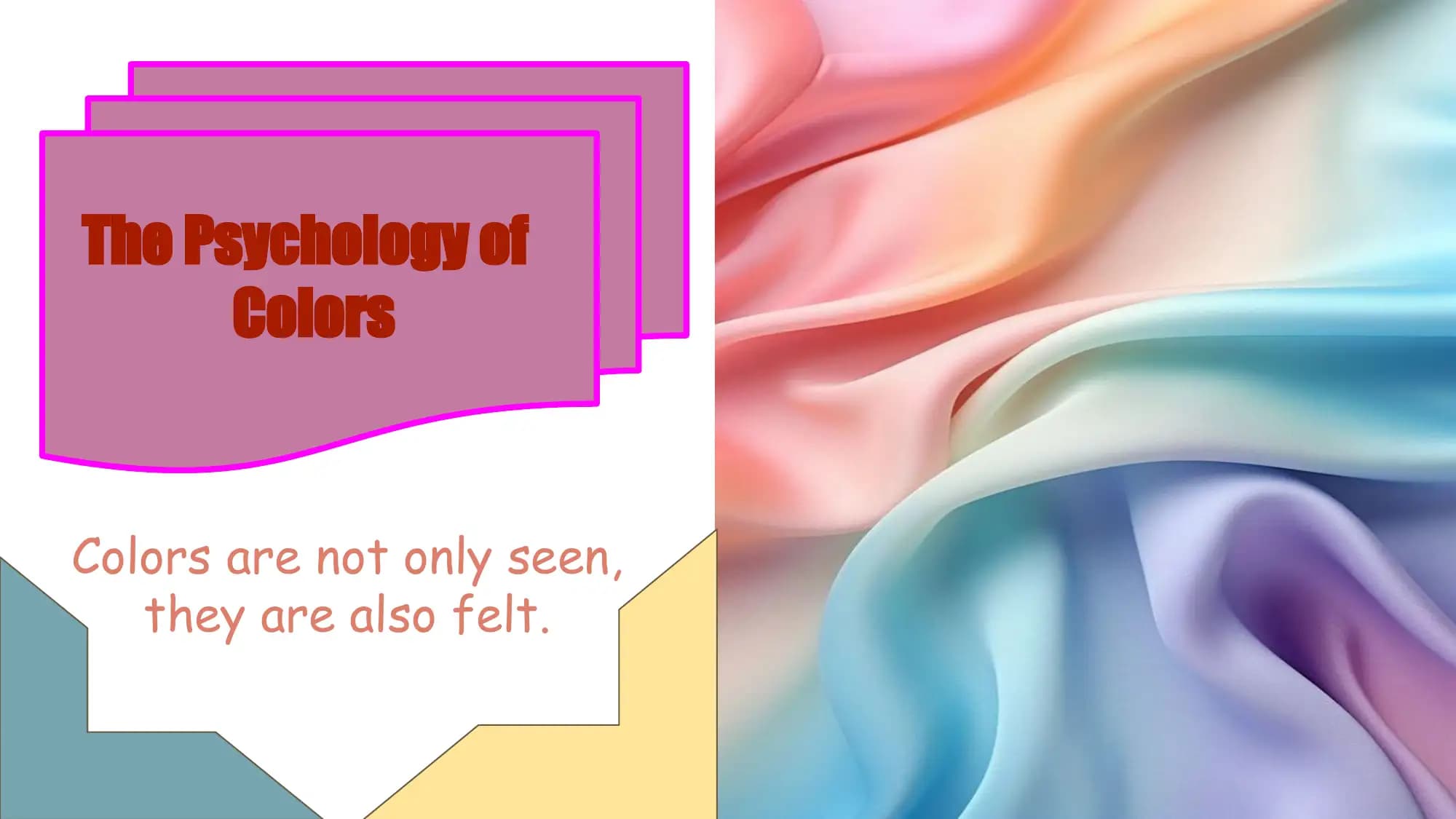 The Psychology of Colors