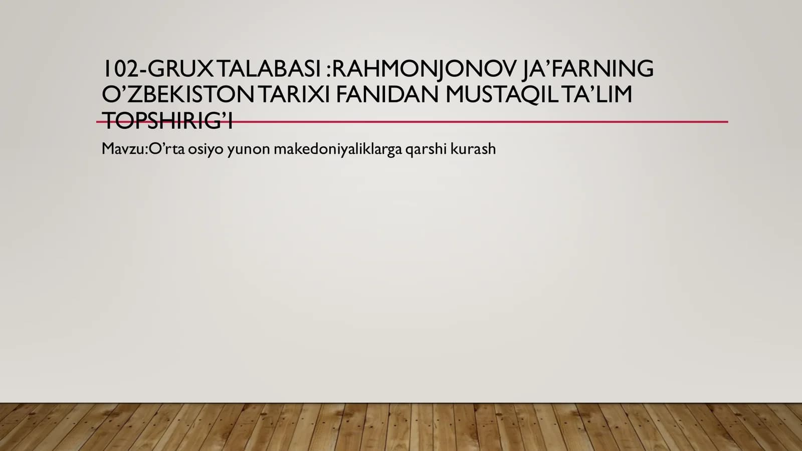 O'rta osiyo aholisining yunon-makedonlarga qarshi kurashi