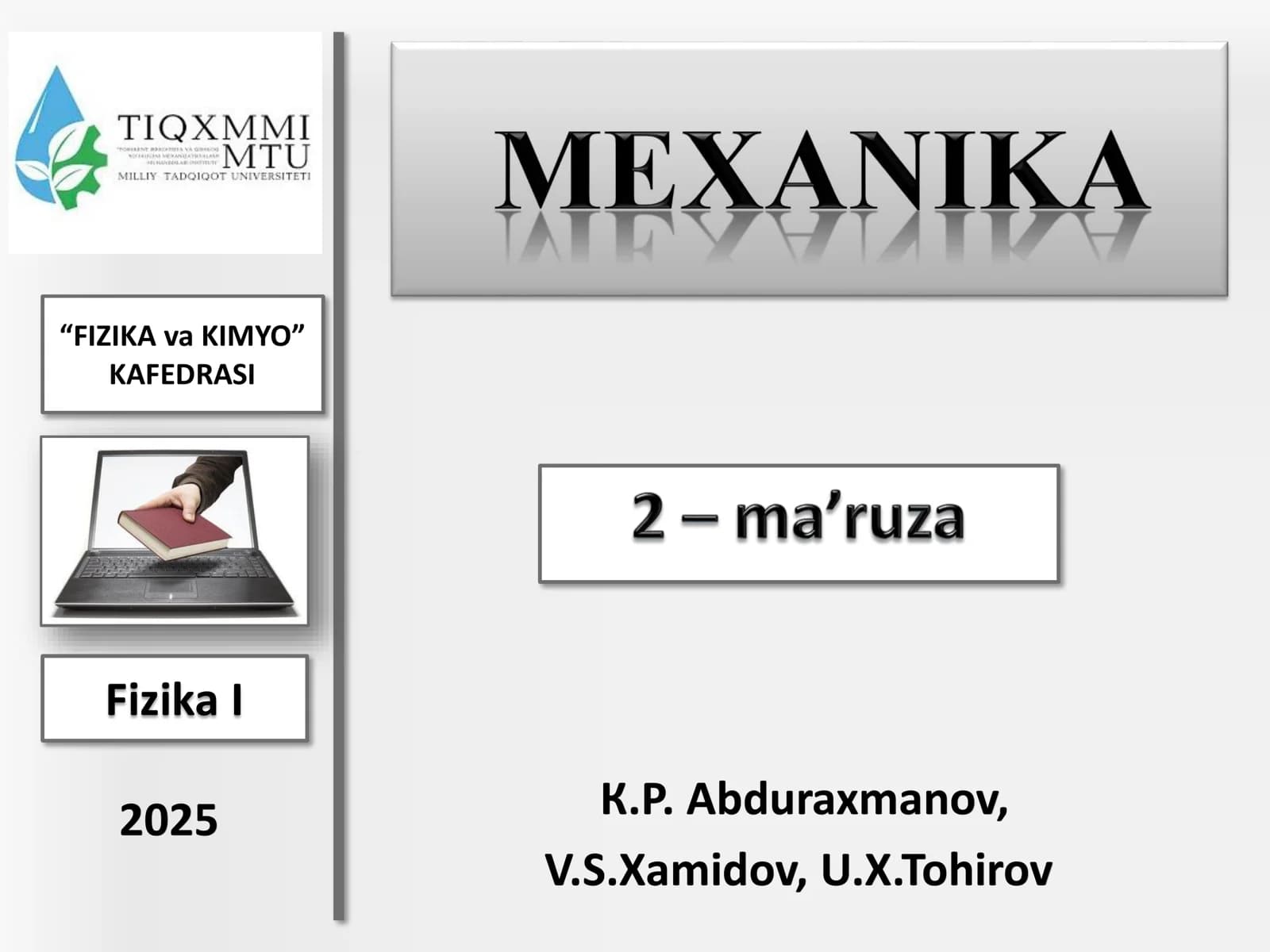 Fizika I