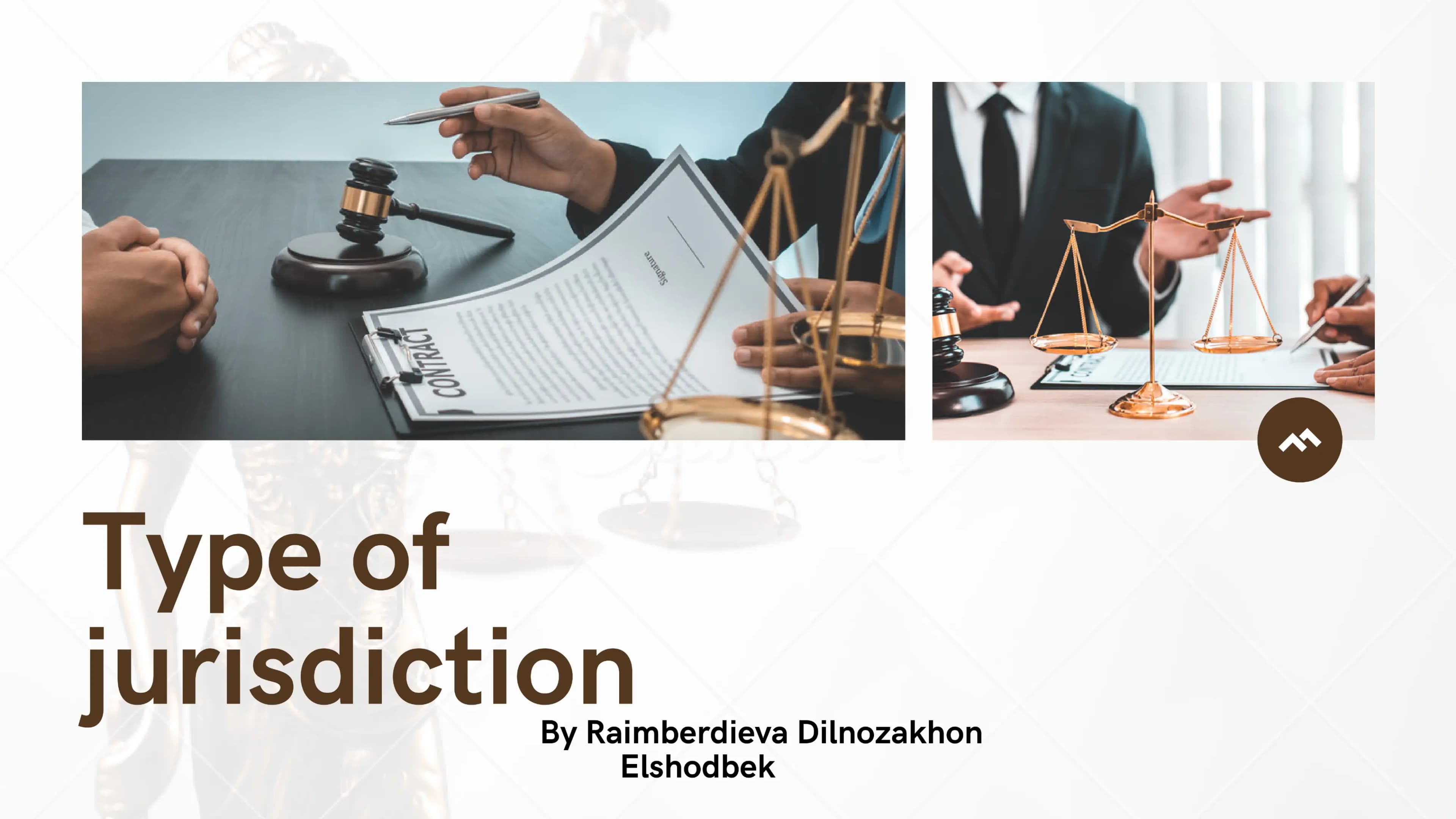 Type of jurisdiction .