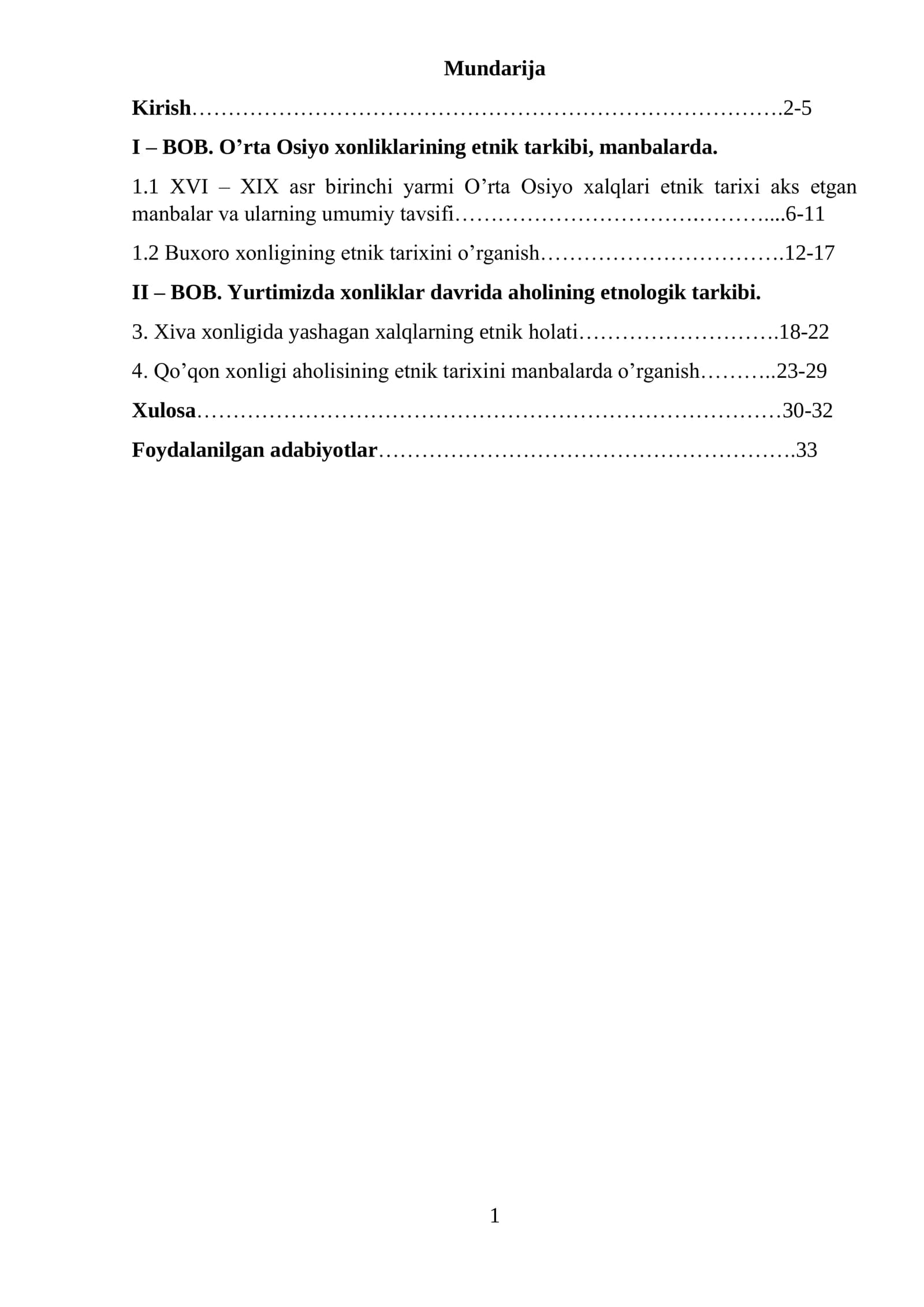 O’zbek xalqining etnik tarixi