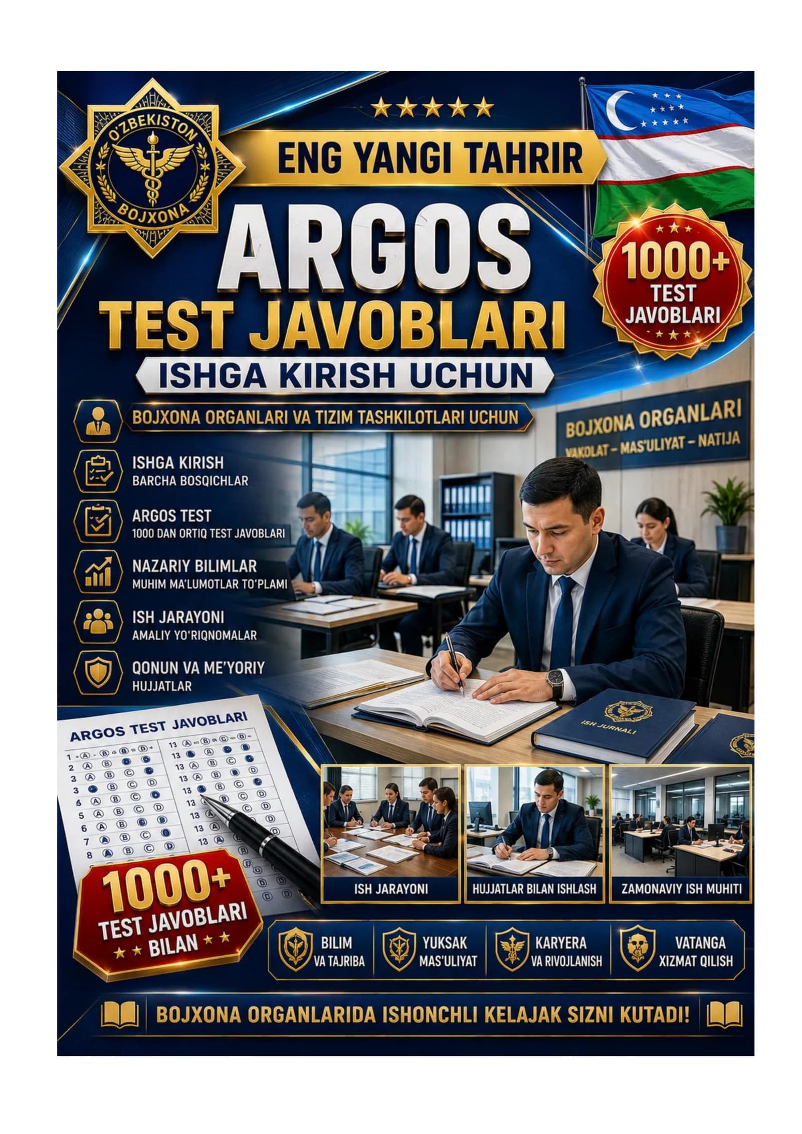 ARGOS SUHBAT SAVOLLARI VA JAVOBLARI