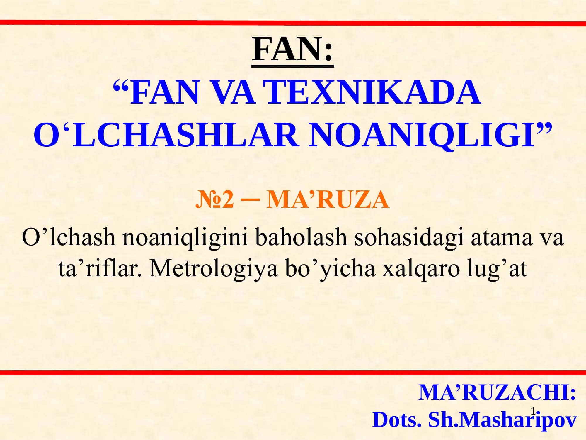 Oʼlchashlar noaniqligi