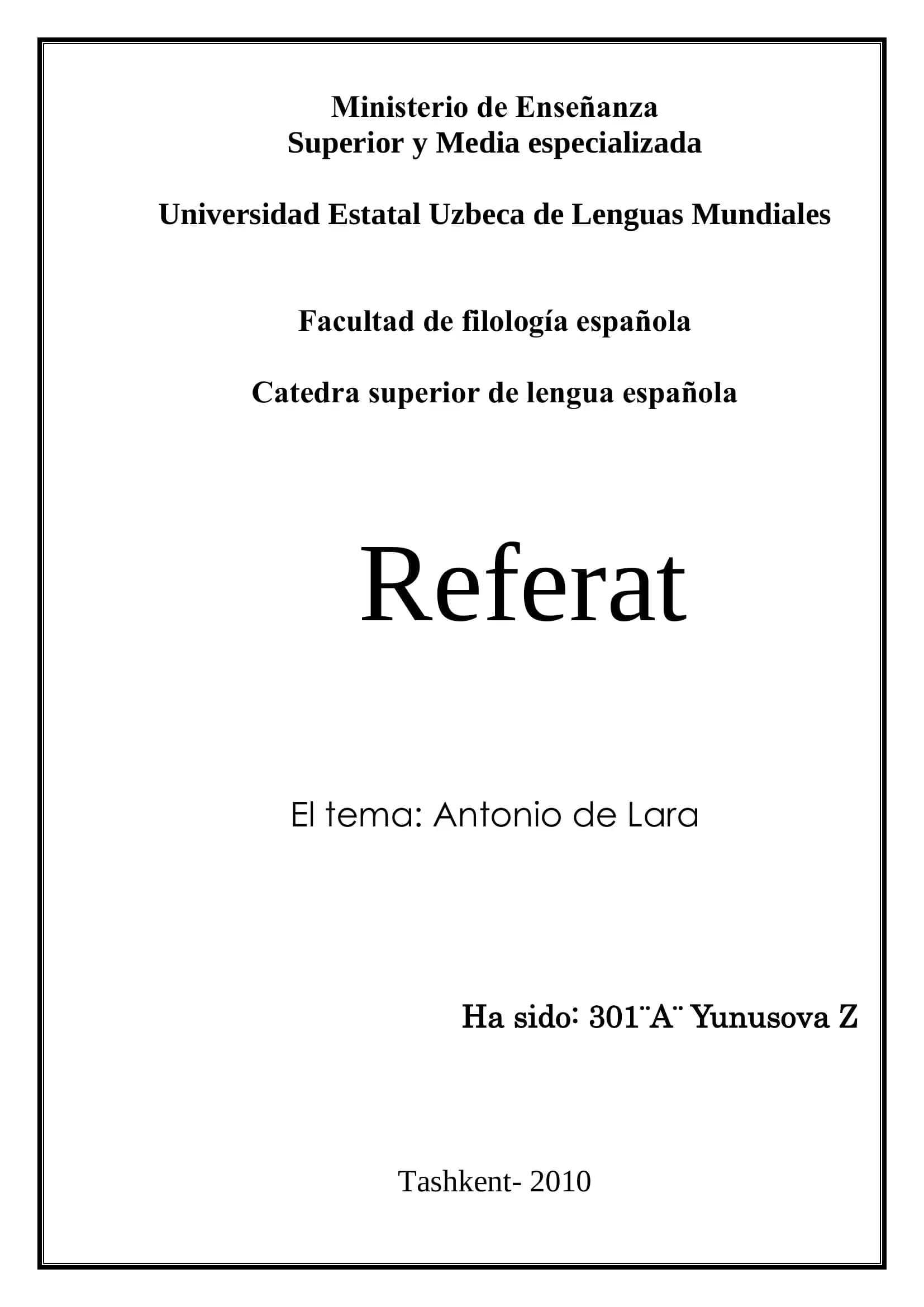 Antonio de Lara