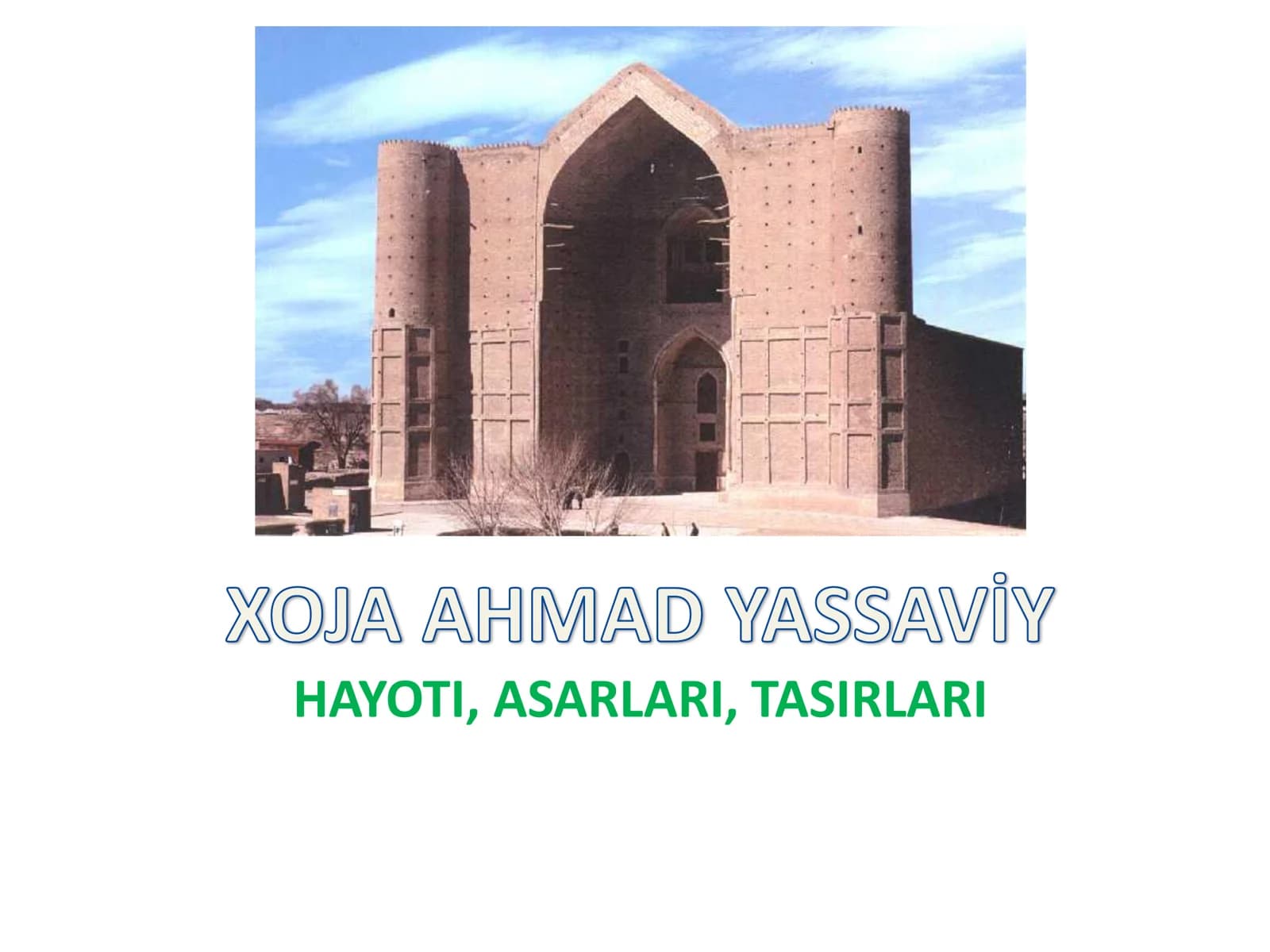 Xo'ja Ahmad Yassaviy