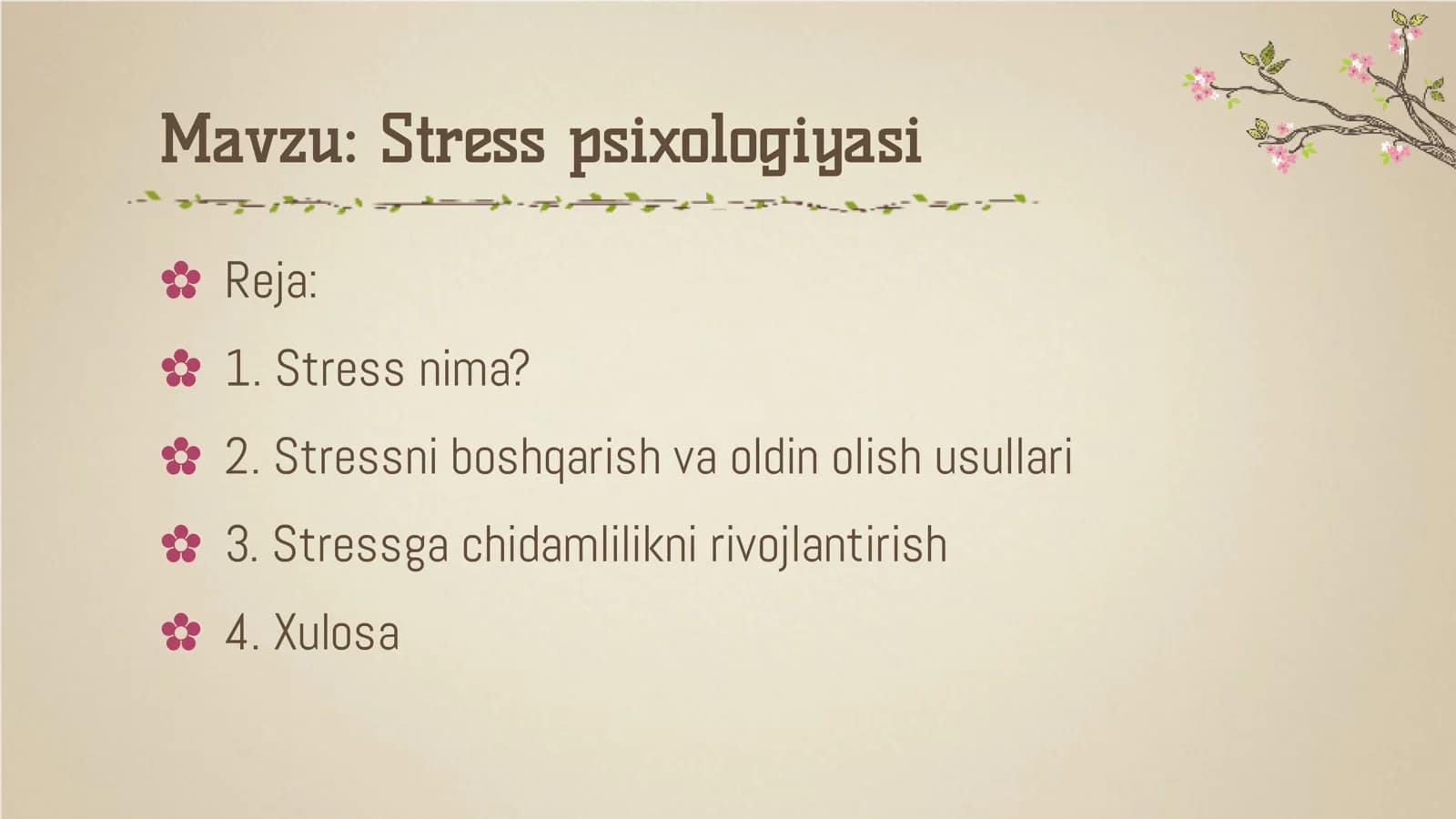 Stress psixologiyasi