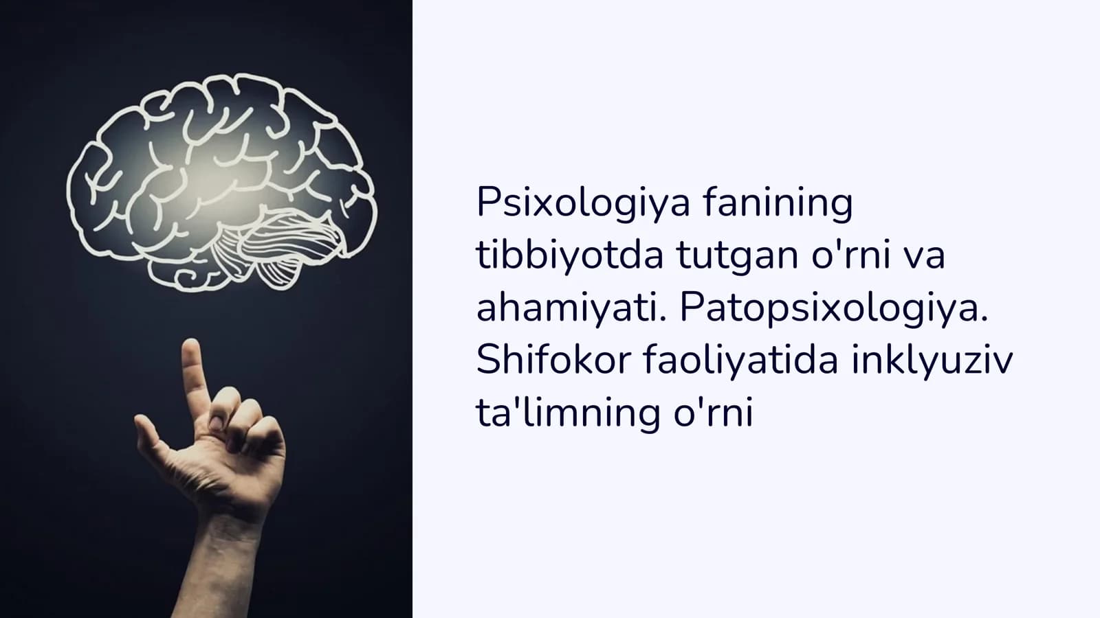 Psixologiya fanining tibbiyotda tutgan o'rni