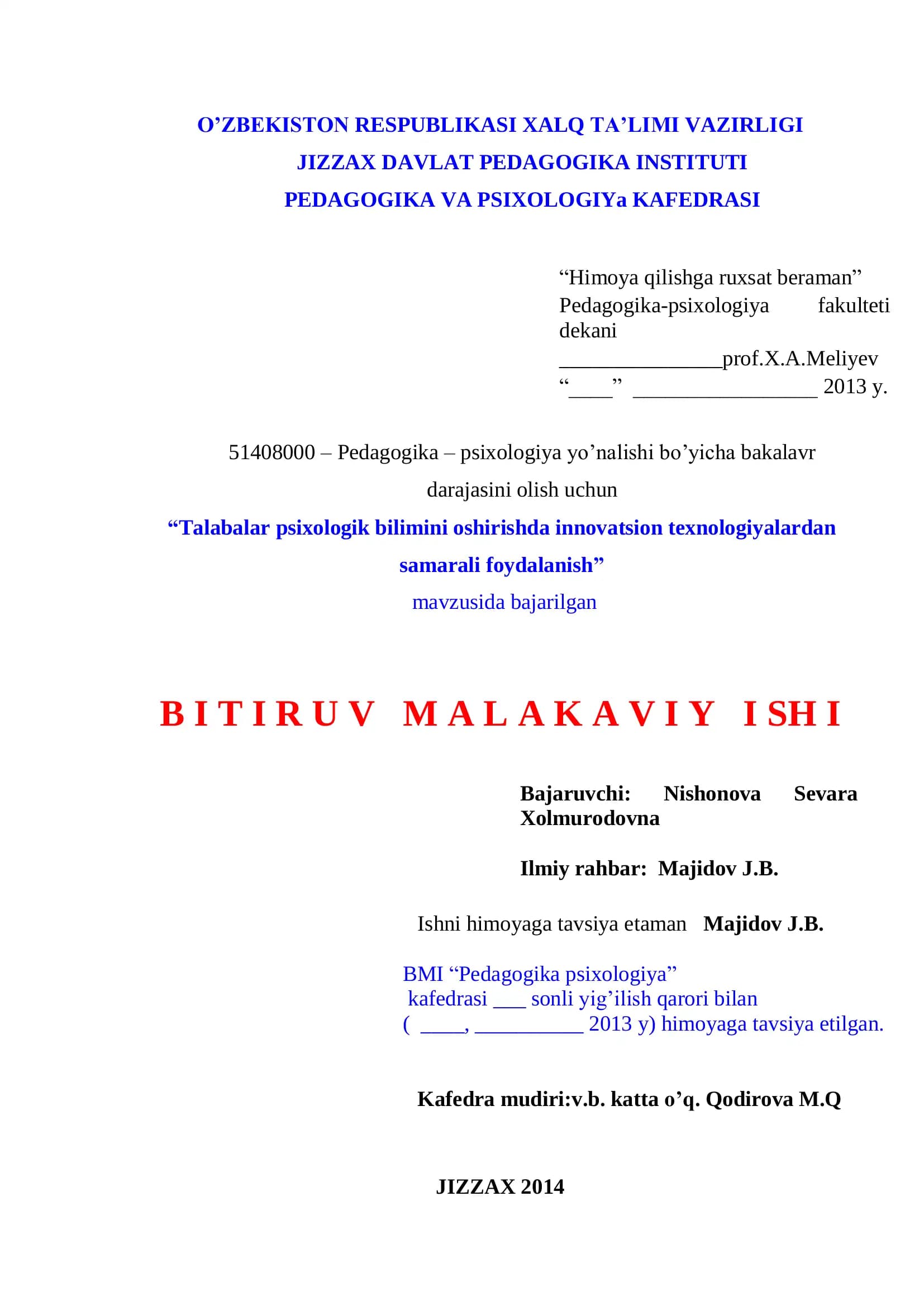 Pedagogika-psixologiya