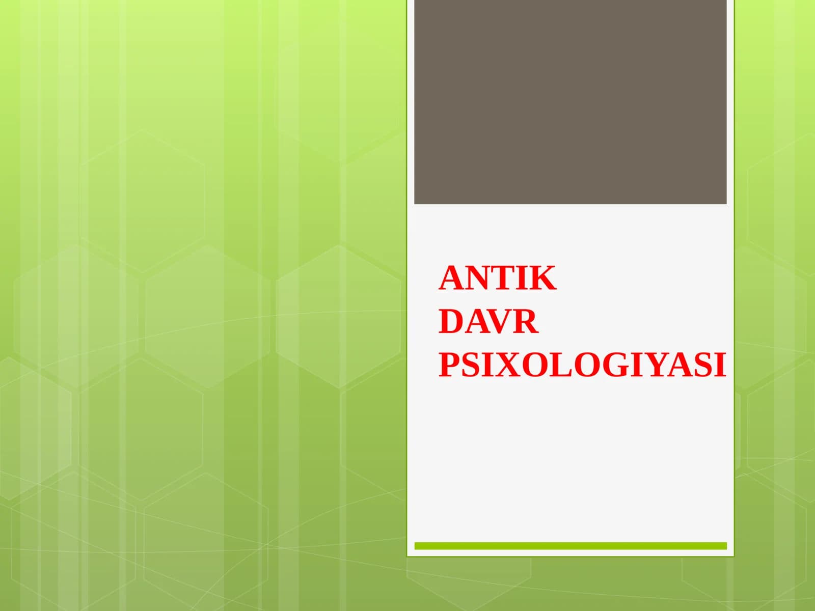 Psixologiya