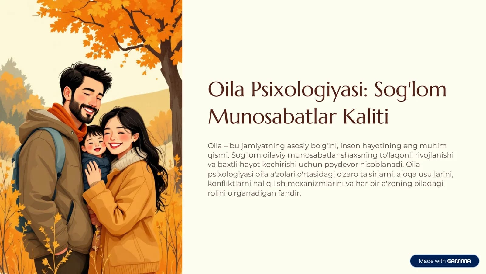 Oilaviy munosabatlar