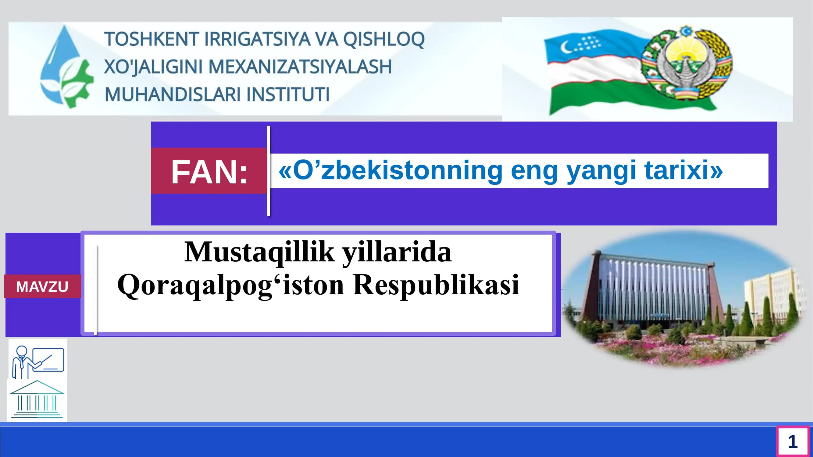 Mustaqillik yillarida Qoraqalpog‘iston Respublikasi