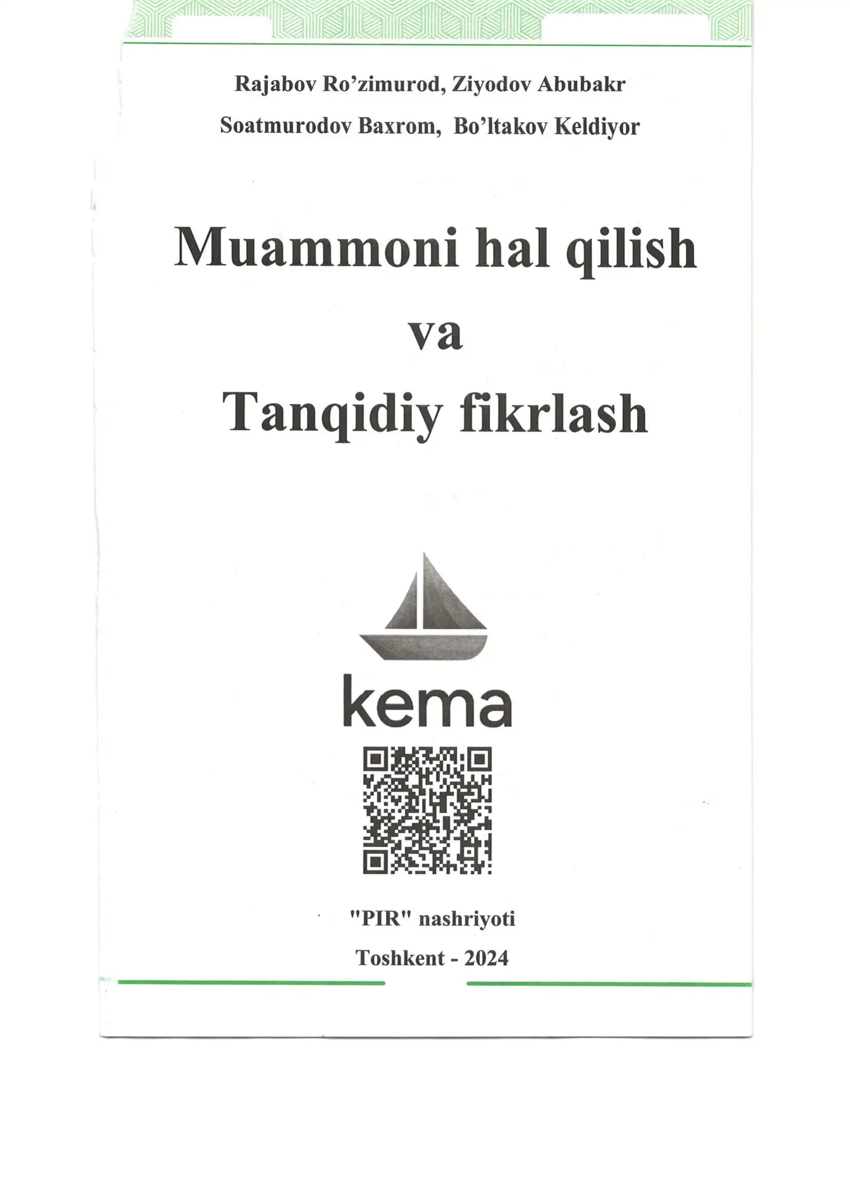 muammoni hal qilish va tanqidiy fikrlash