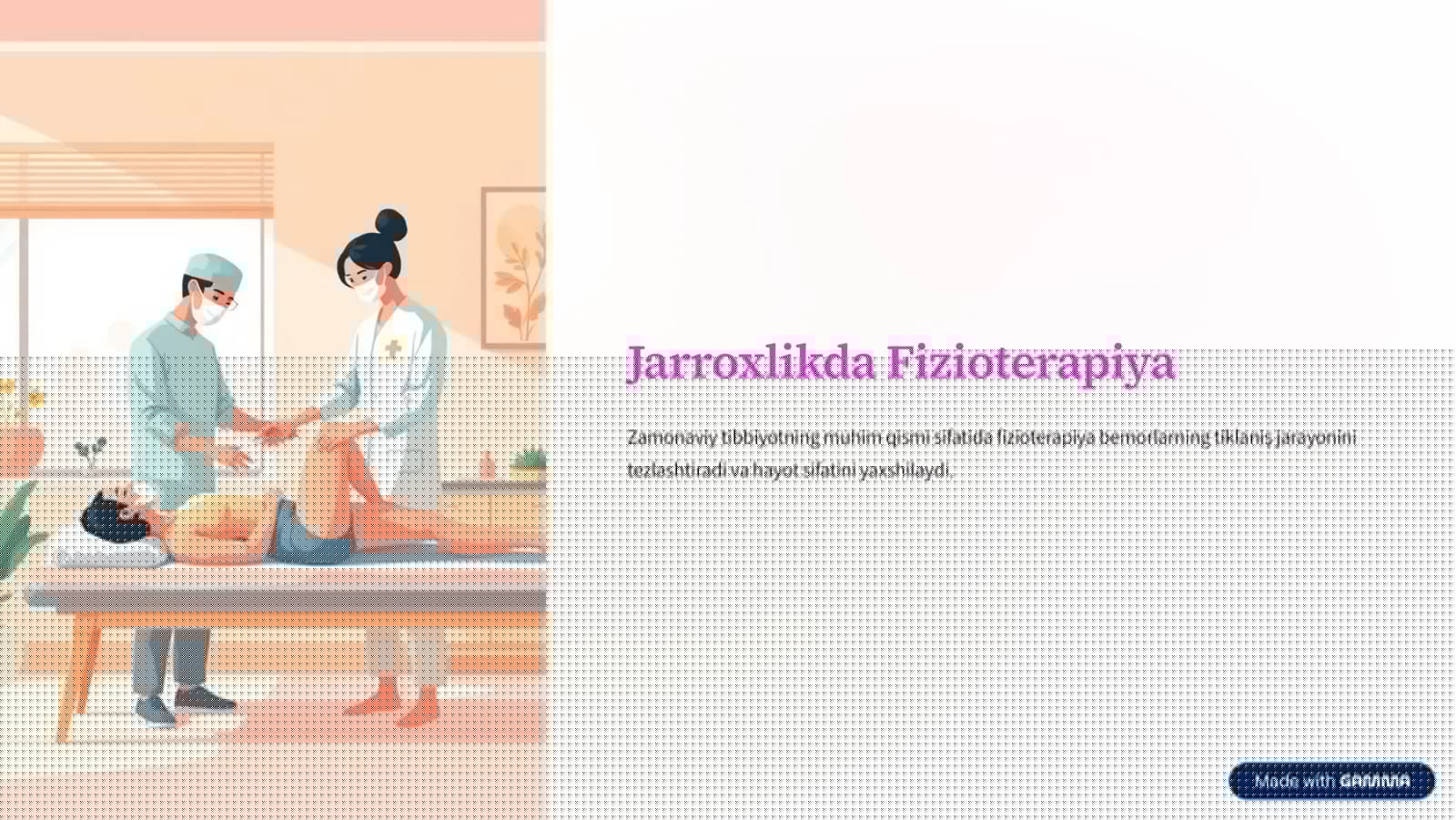 Jarroxlikda Fizioterapiya