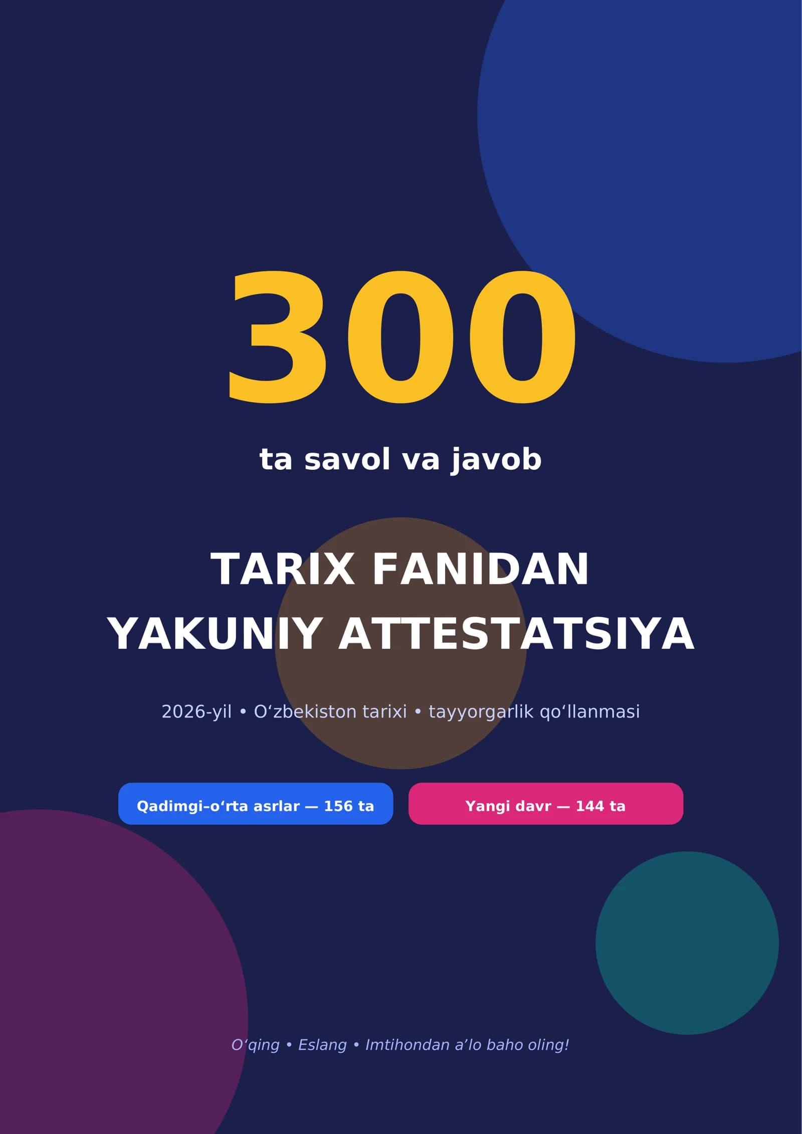Yakuniy Attestatsiya 2026-yil