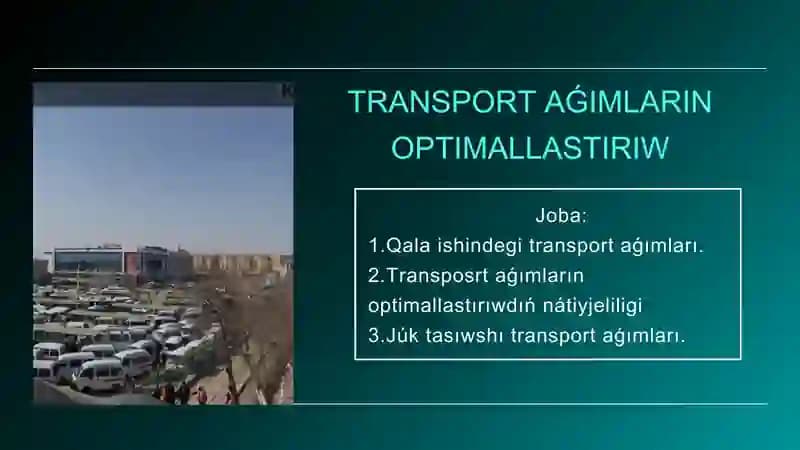 TRANSPORT AǴIMLARIN