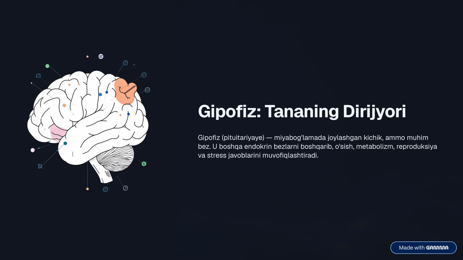Gipofiz: Tananing Dirijyori