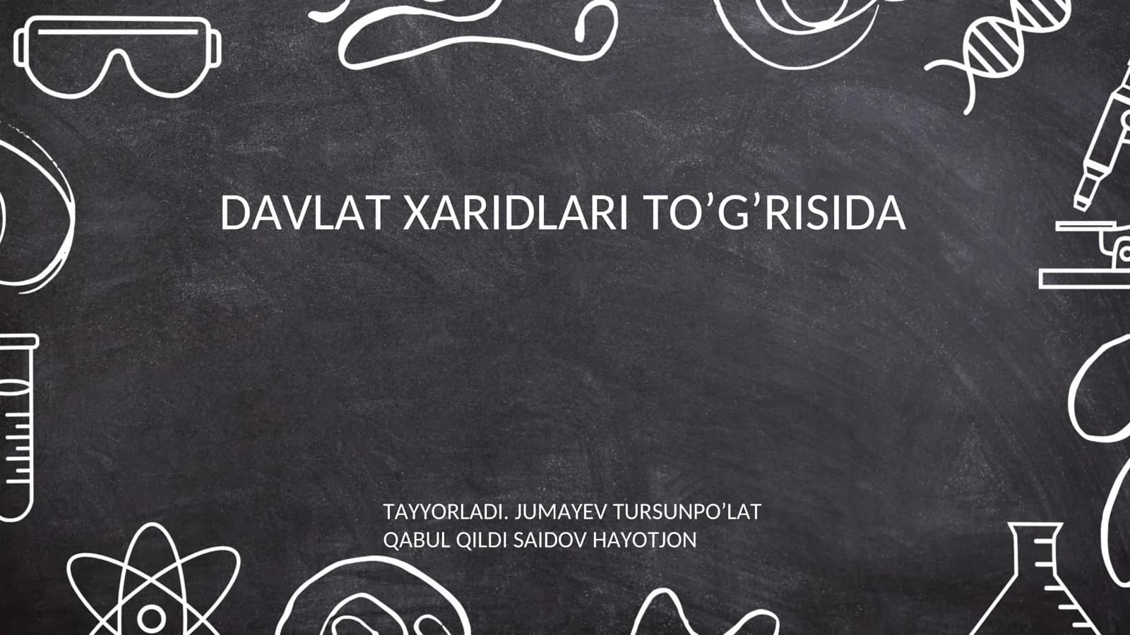 Davlat xaridlari tarixi