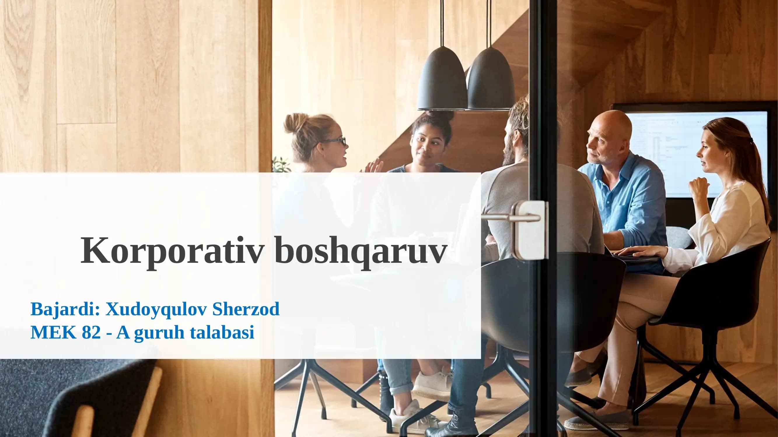 Korporativ boshqaruv