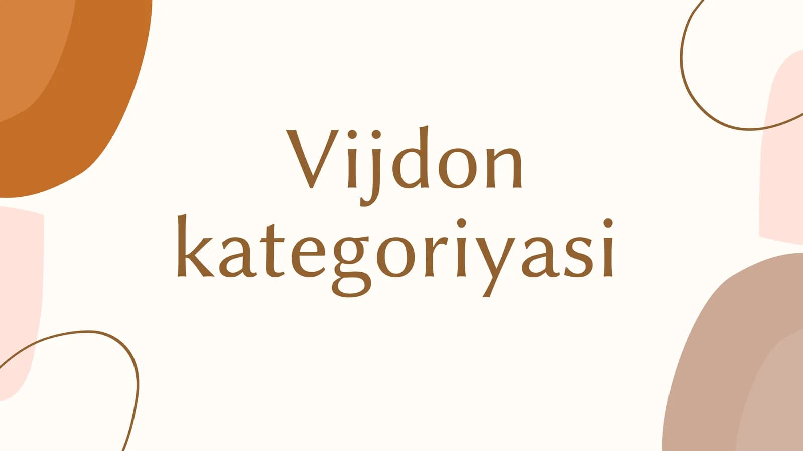 Vijdon kategoriyasi