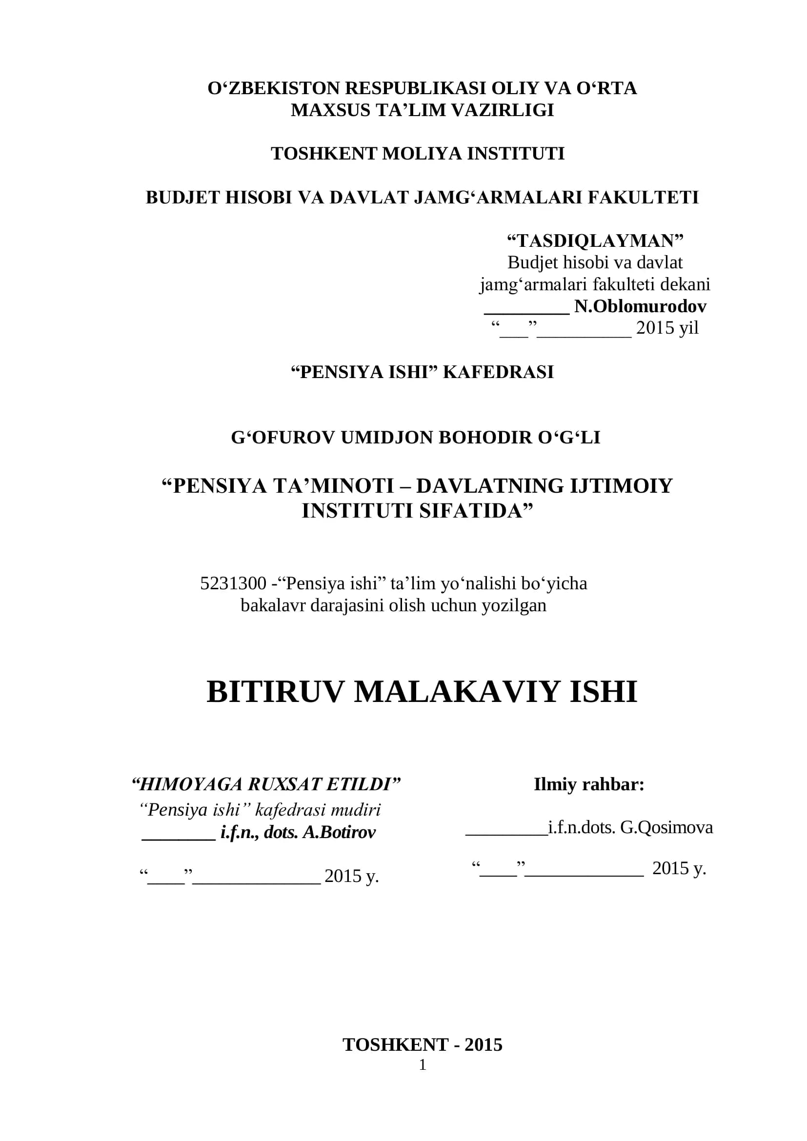 Pensiya Ta’minoti
