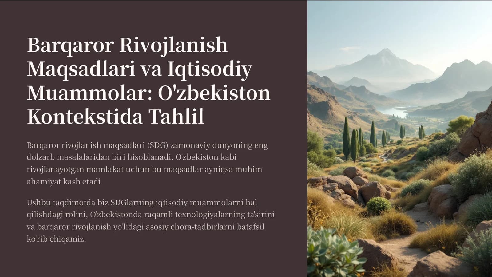 Barqaror Rivojlanish