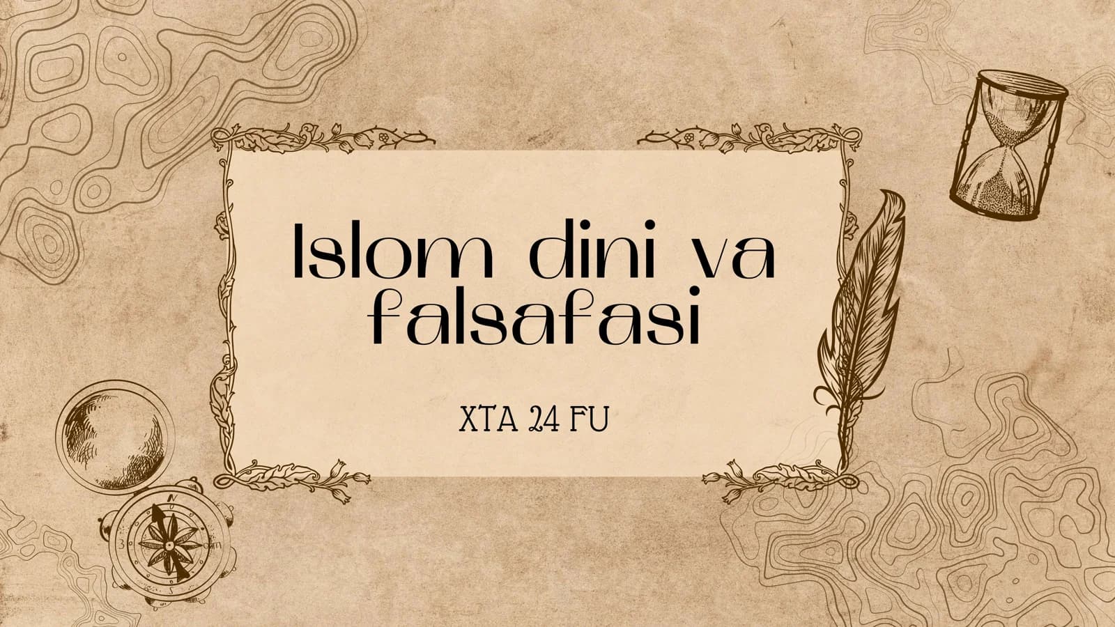 islom dini va uning falsafasi