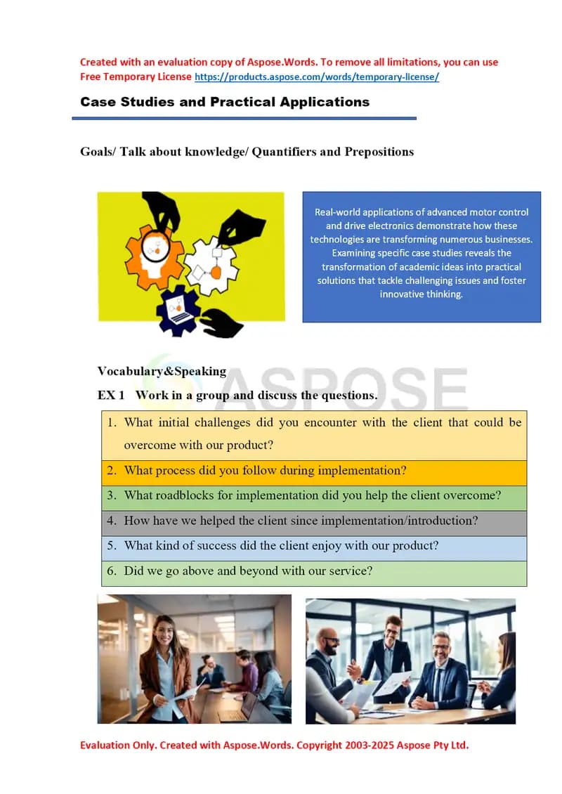 Case Studies and Practical Applications