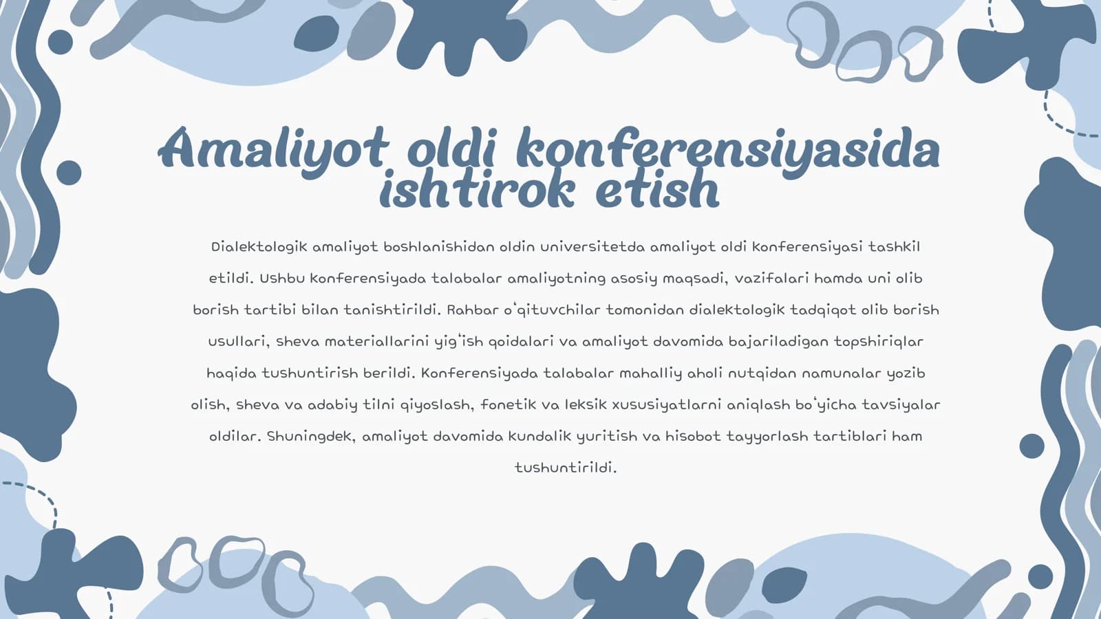 Dialektologik amaliyot