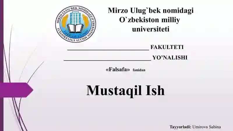 Falsafada borliq va uning asosiy shakllari