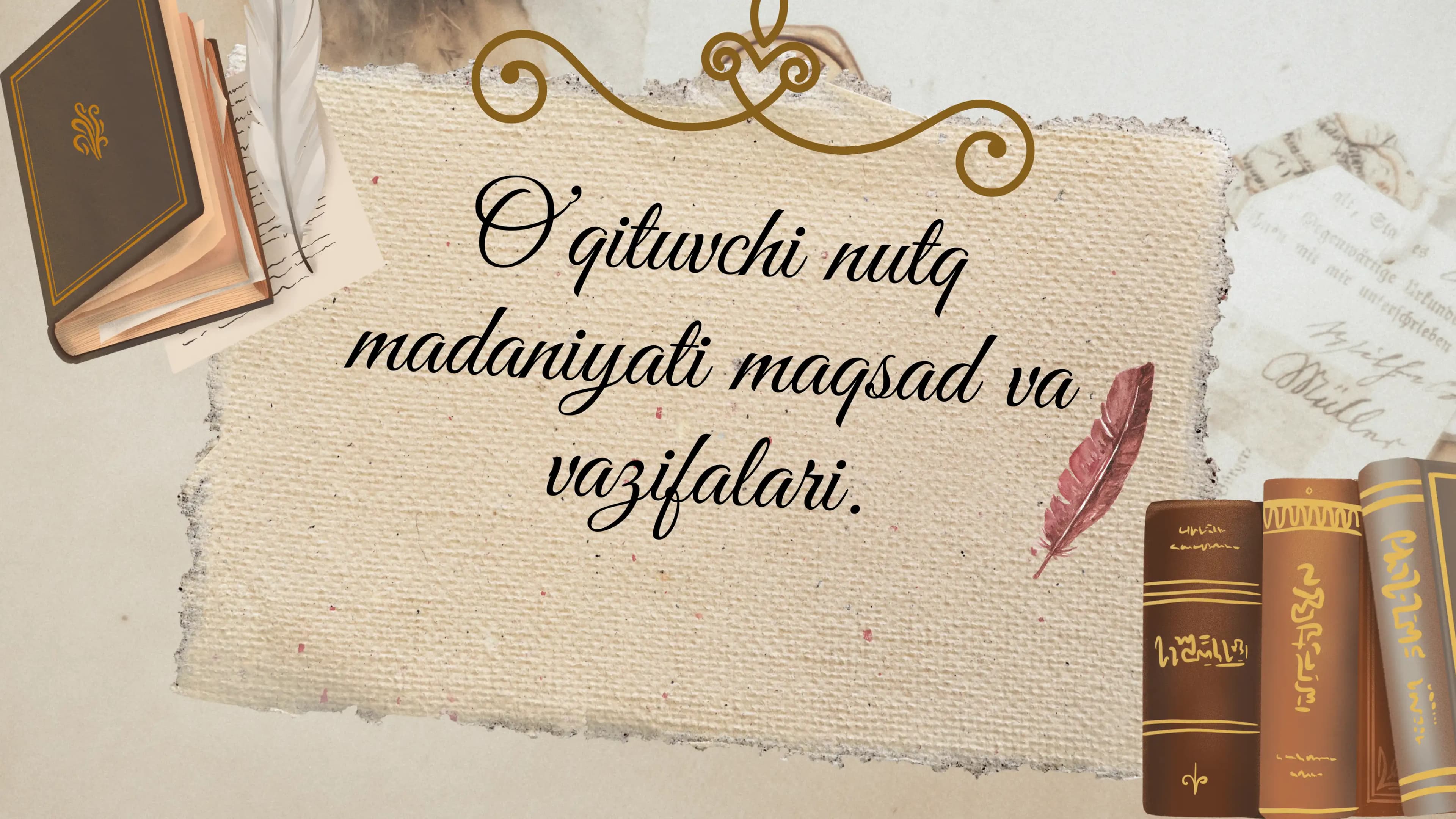 O'qituvchi nutqi ma'daniyati vazifalari
