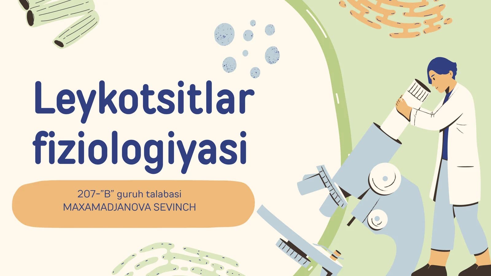 Leykotsitlar fiziologiyasi