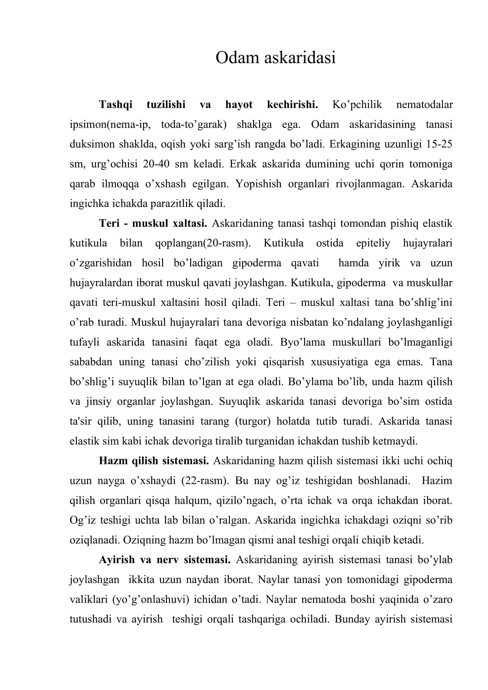 Odam askaridasi