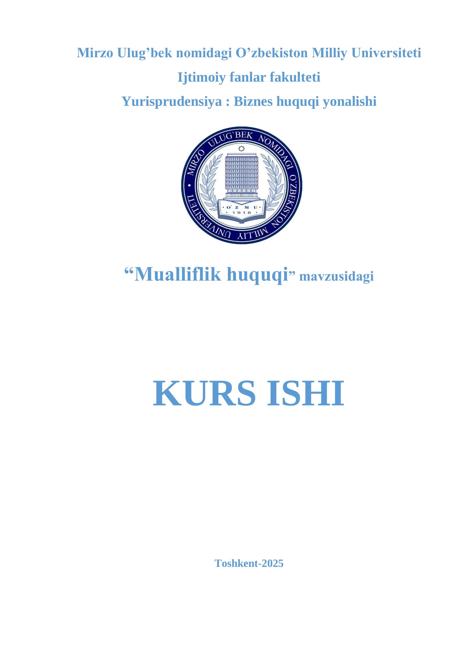 Mualliflik huquqi