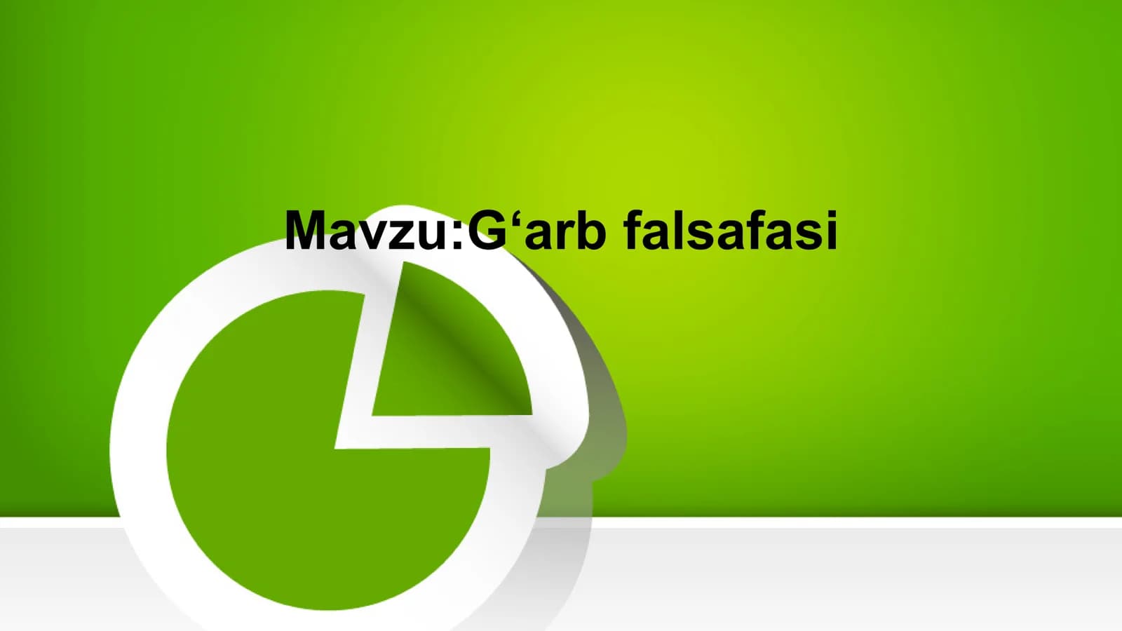 Gʻarb falsafasi