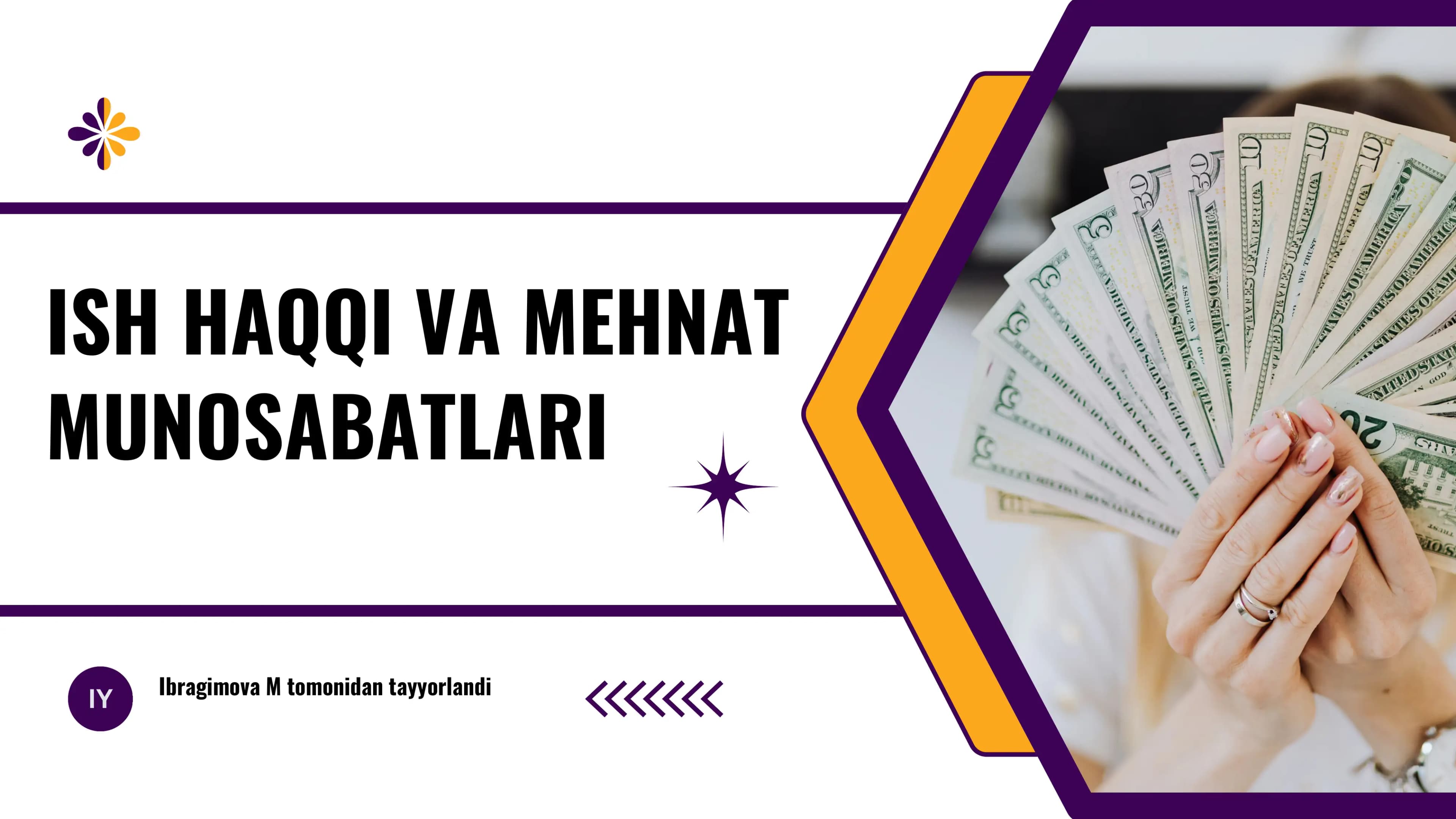 Ish haqqi va mehnat munosabatlari