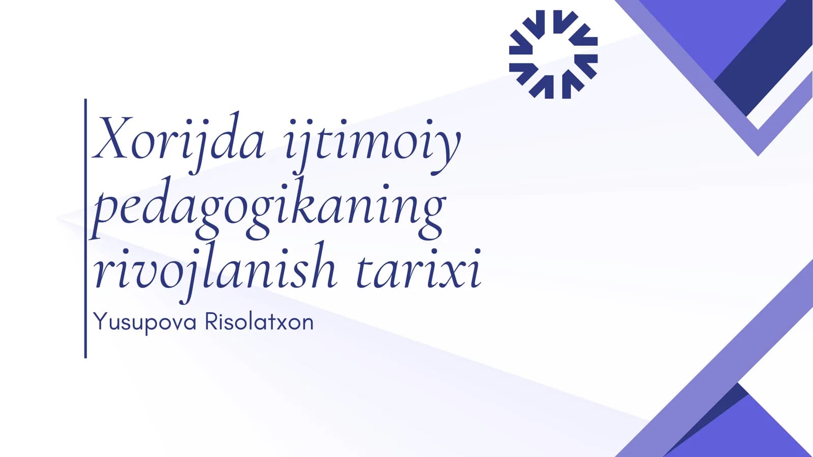 Xorijda ijtimoiy pedagogikaning rivojlanishi