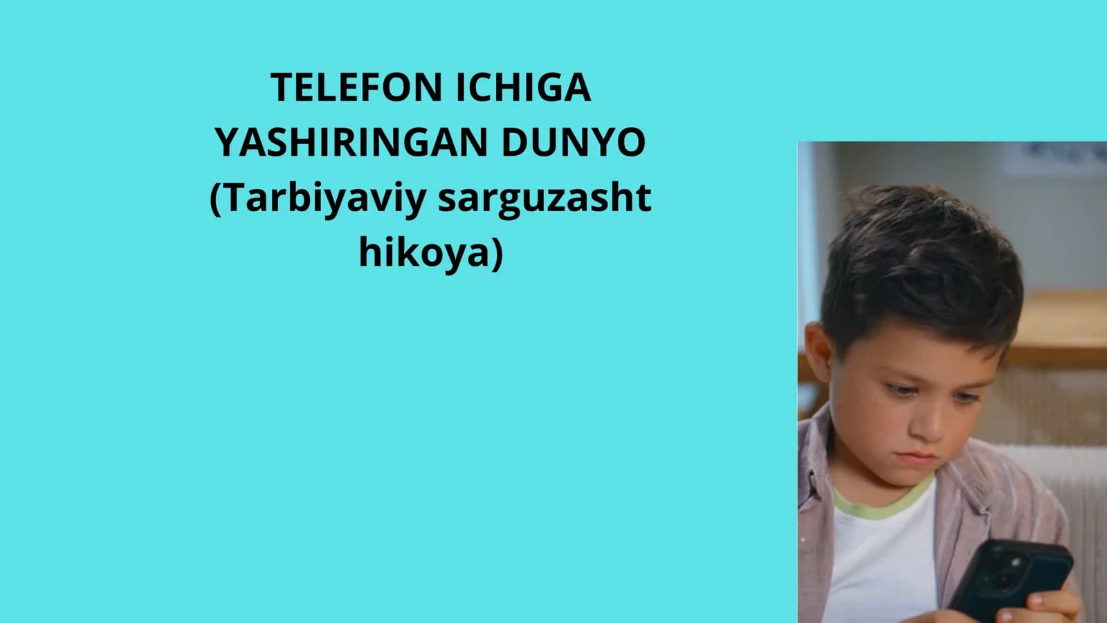 TELEFON ICHIGA YASHIRINGAN DUNYO