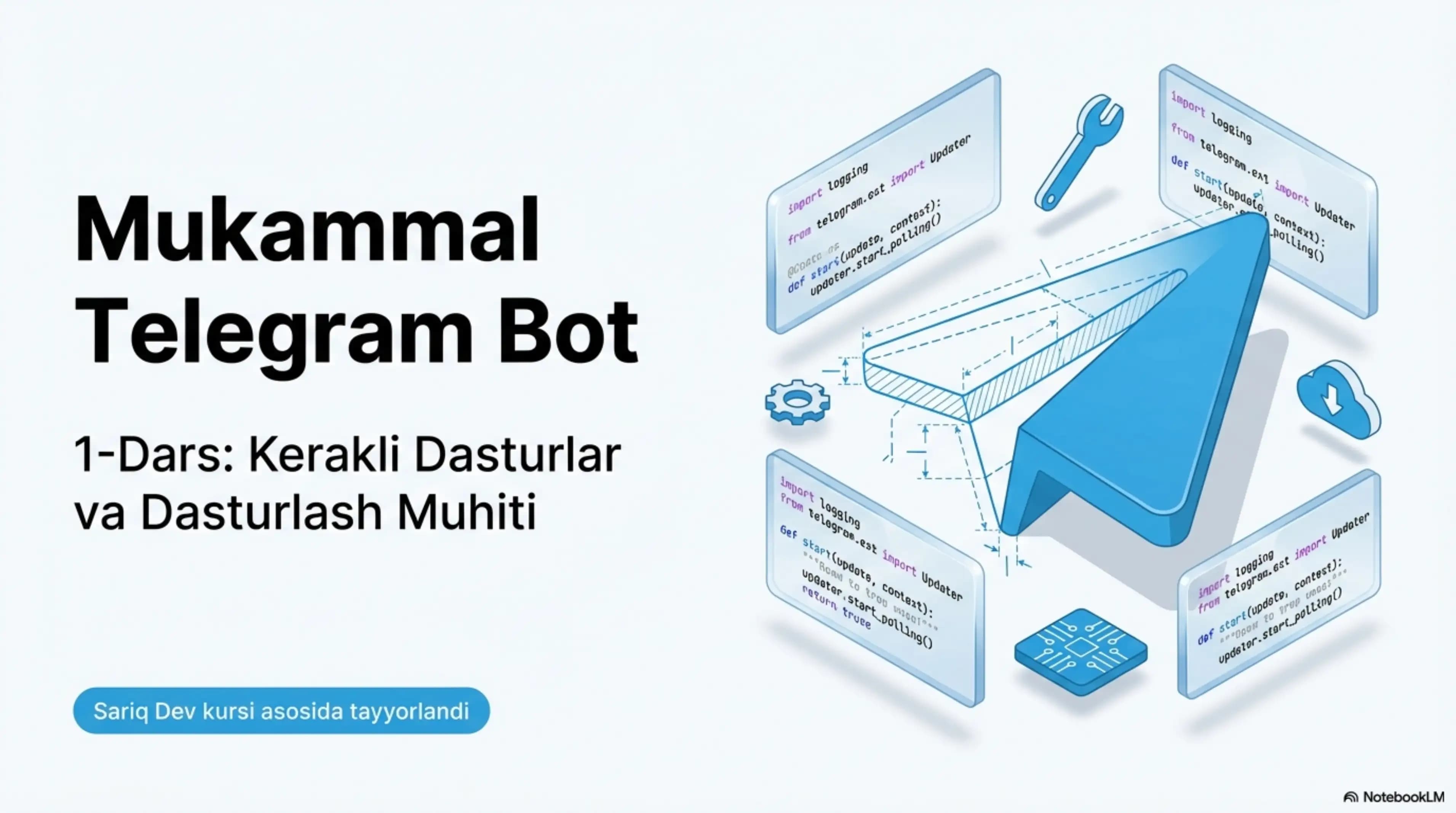Telegram bot yasash #1