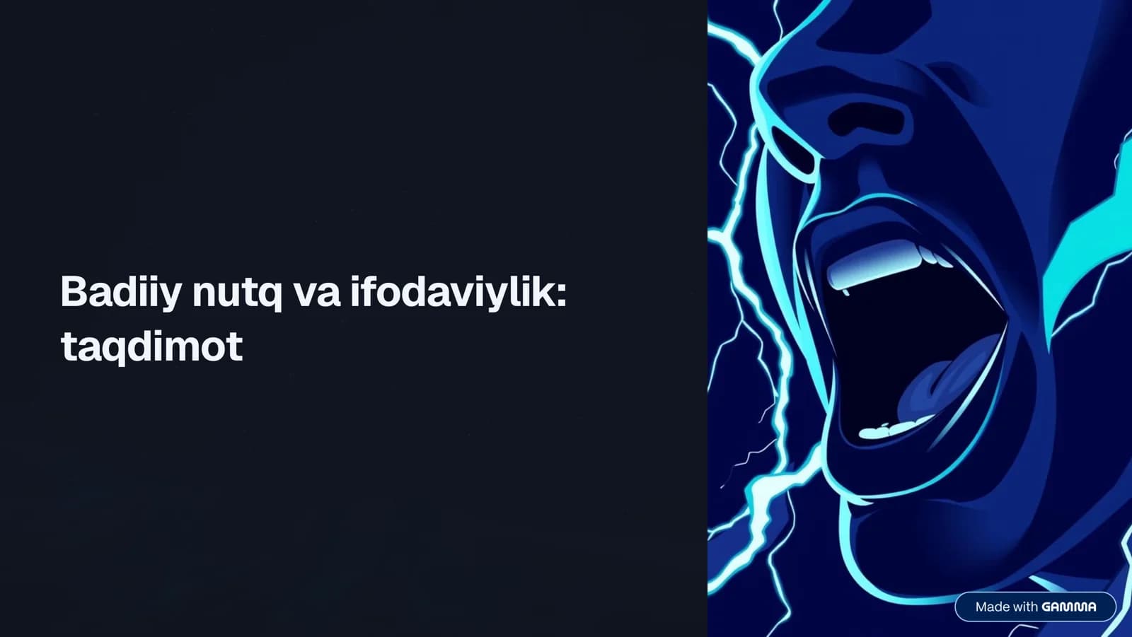 Badiiy nutq va ifodaviylik