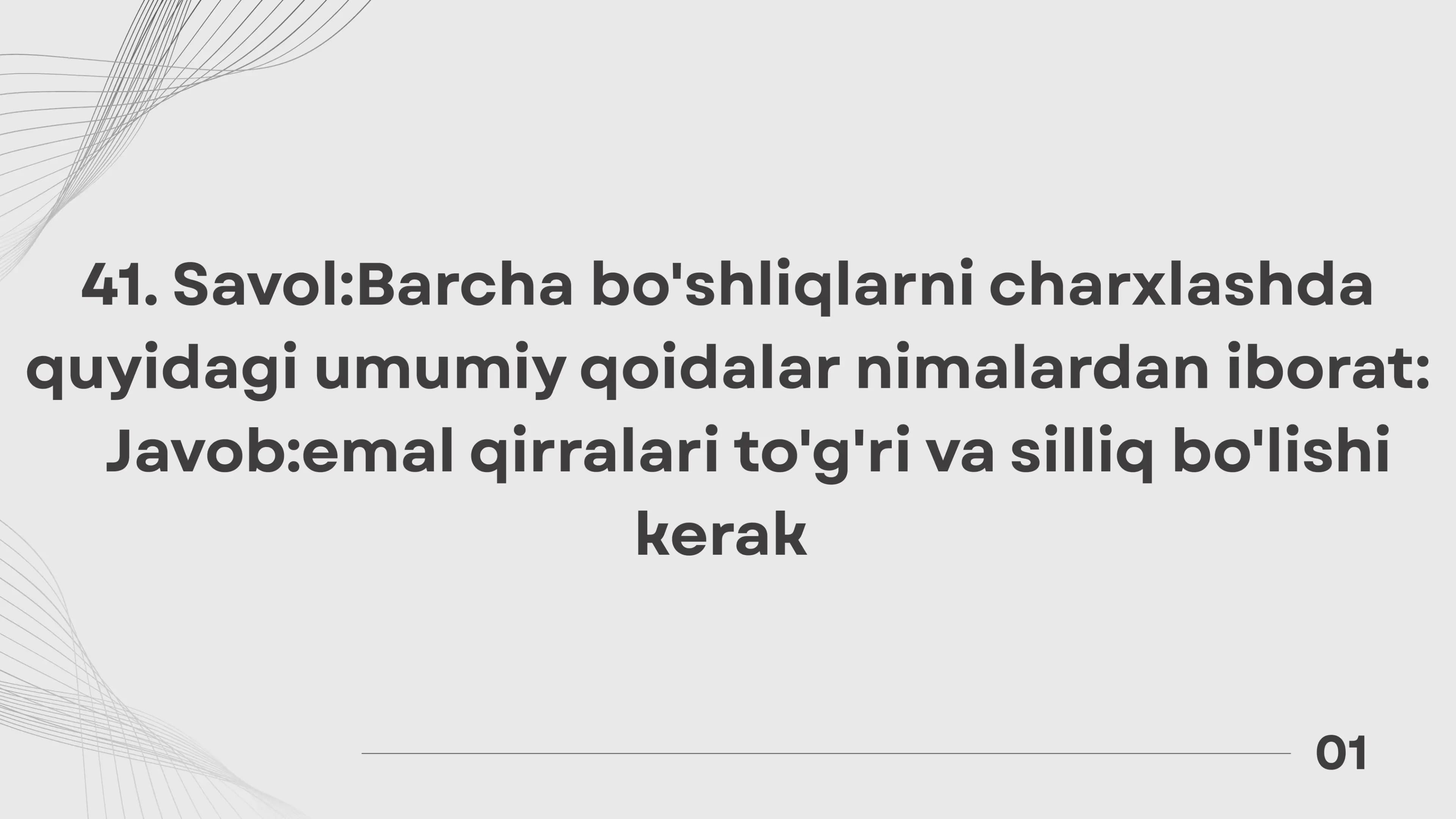 Belbog'siz bo’lgan stomatologik borlar zarralari