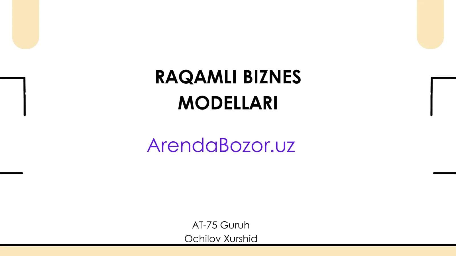 Raqamli Biznes Modellari