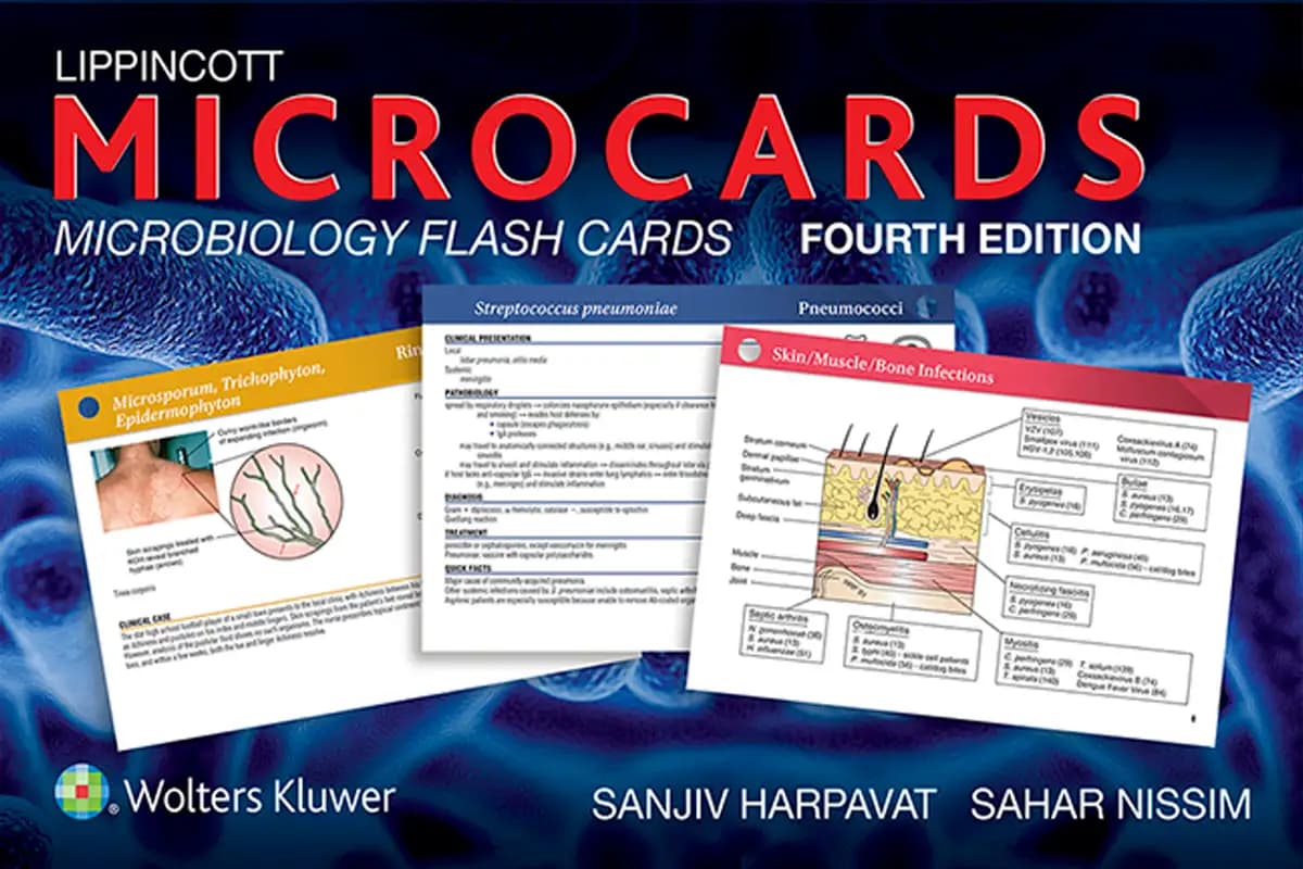 LIPPINCOTT’S MICROCARDS MICROBIOLOGY FLASH CARDS