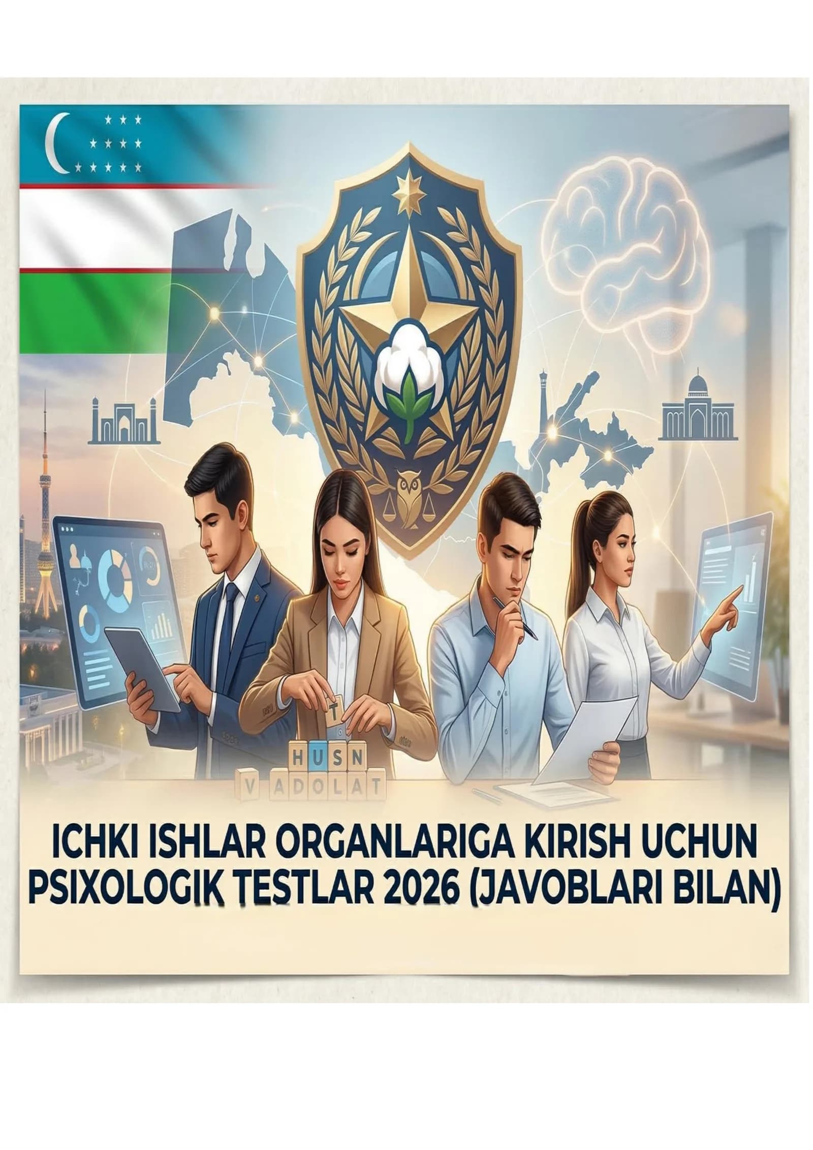 Ichki ishlar organlariga kirish uchun psixologik testlar