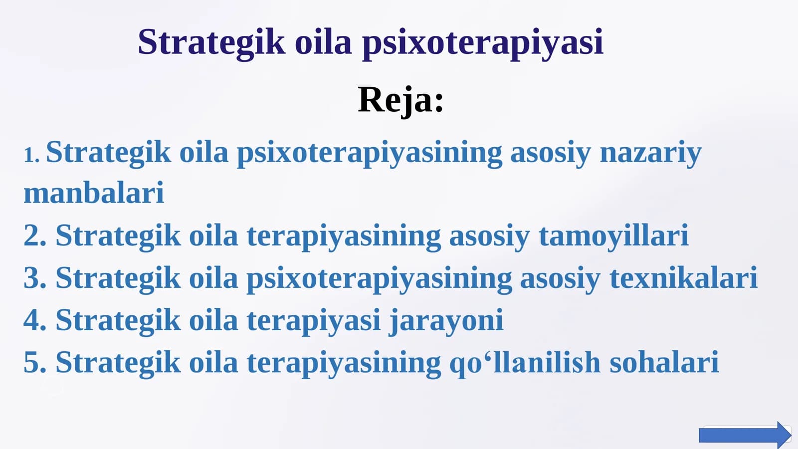 Strategik oila psixoterapiyasi
