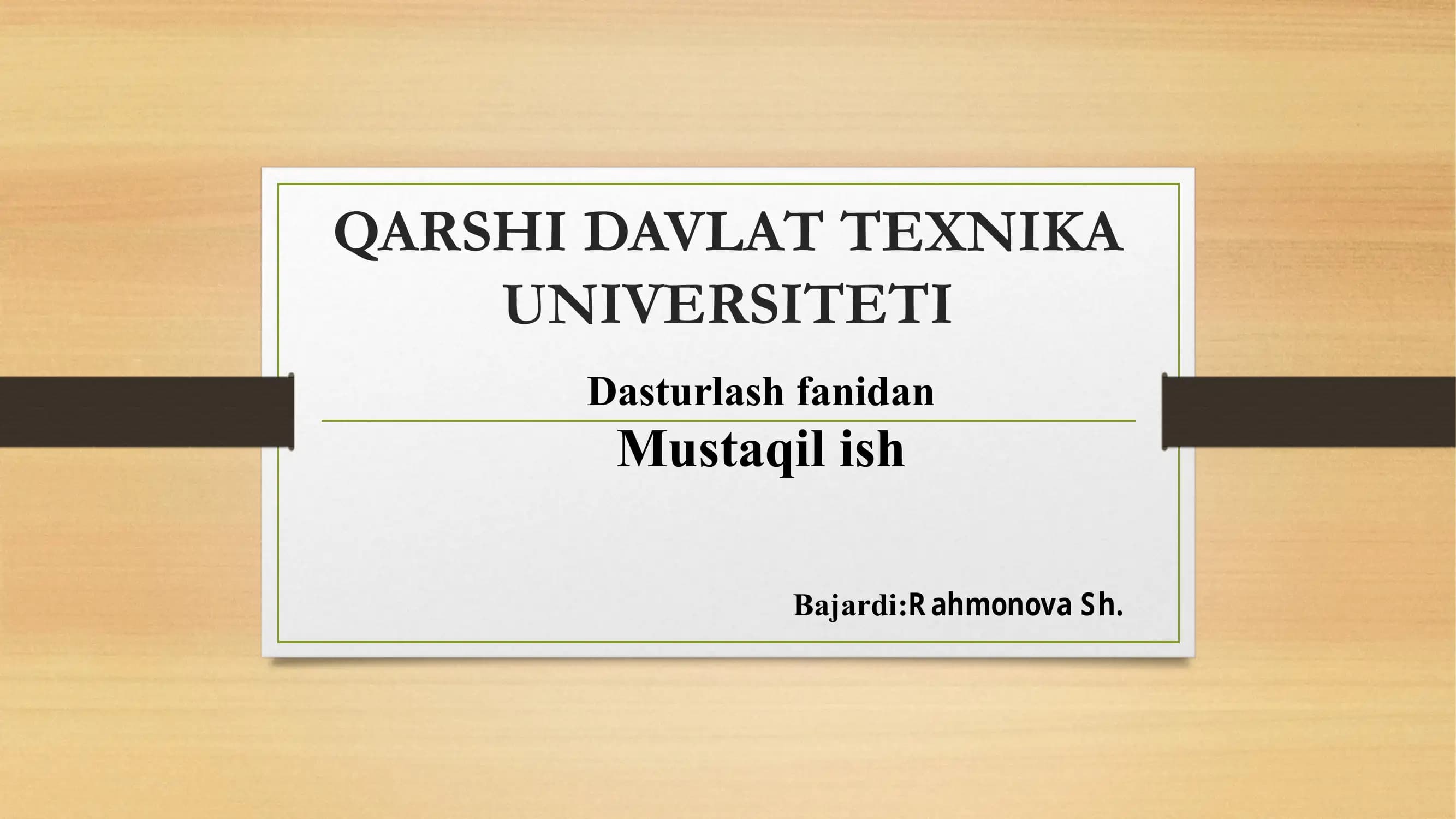 STL kutubxonalar. 2.Konteyner sinflar. 3.Chiziqli konteynerlar (array, vector, deque, list, forward_list) 4.Assotsiyativ konteynerlar (set, map, multiset, multimap)