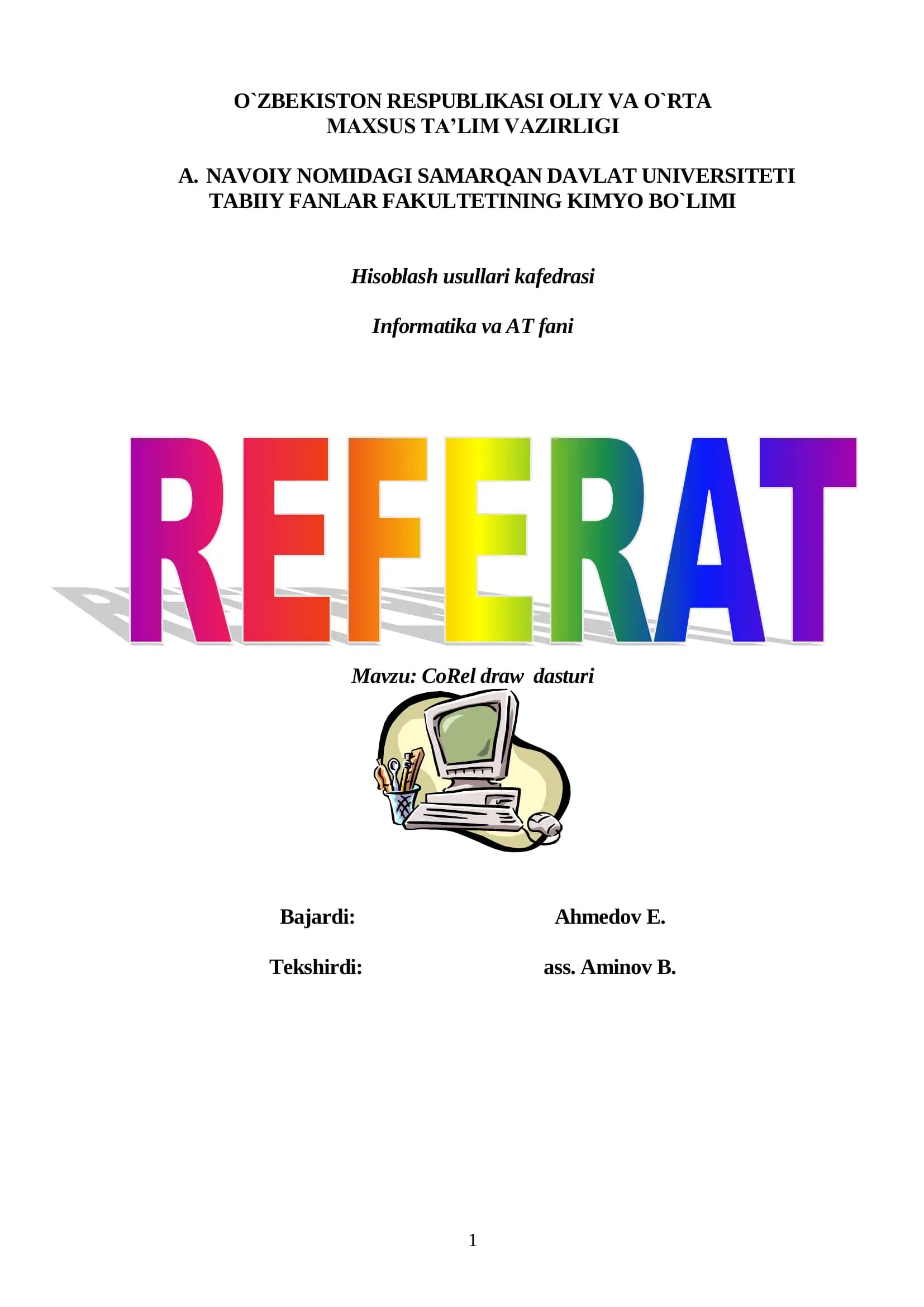 CoRel draw dasturi