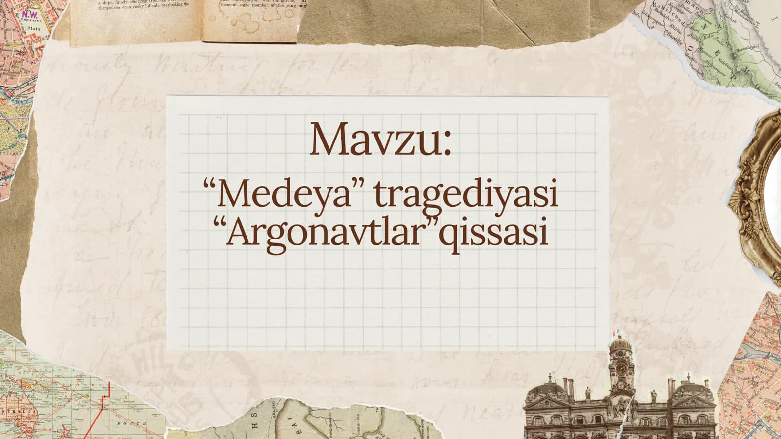 “Medeya” tragediyasi “Argonavtlar”qissasi