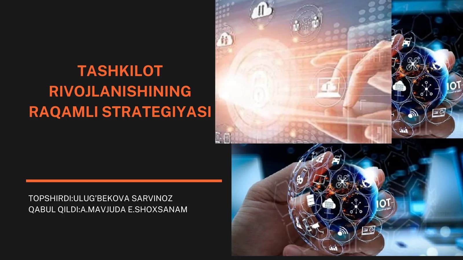 Tashkilot rivojlanishining raqamli strategiyasi