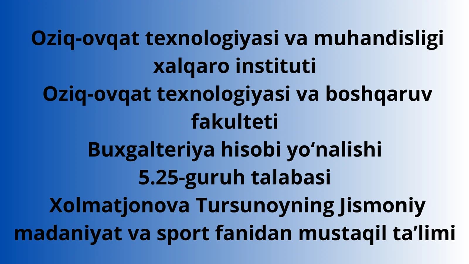 SPORT ORQALI YOSHLARNI TARBIYALASH
